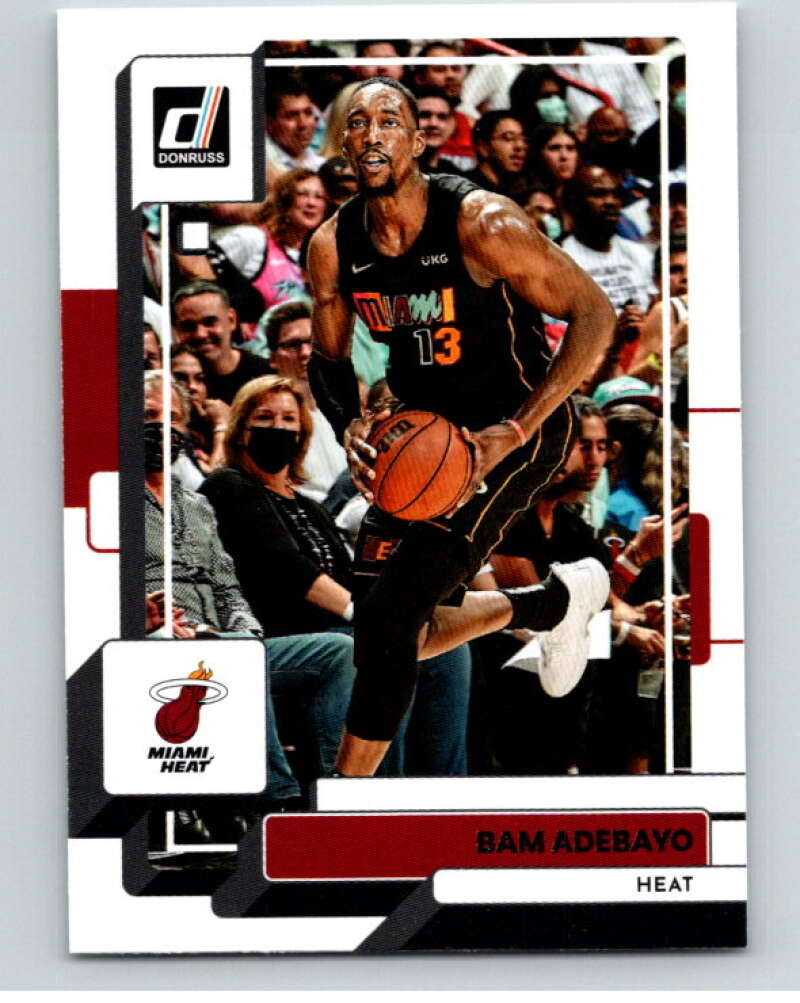2022-23 Donruss #72 Bam Adebayo Miami Heat V85877 Image 1