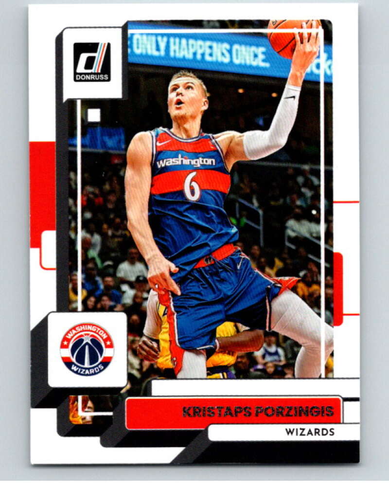 2022-23 Donruss #84 Kristaps Porzingis Washington Wizards V85884 Image 1