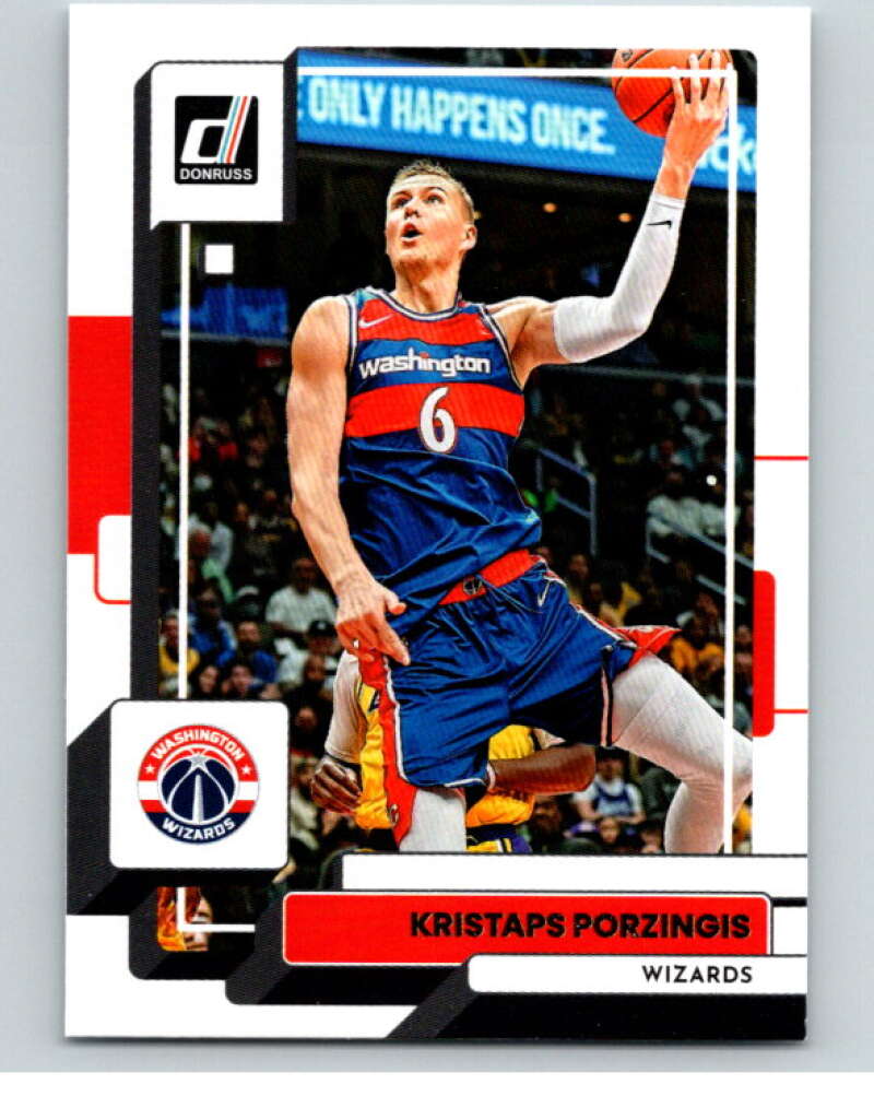 2022-23 Donruss #84 Kristaps Porzingis Washington Wizards V85886 Image 1