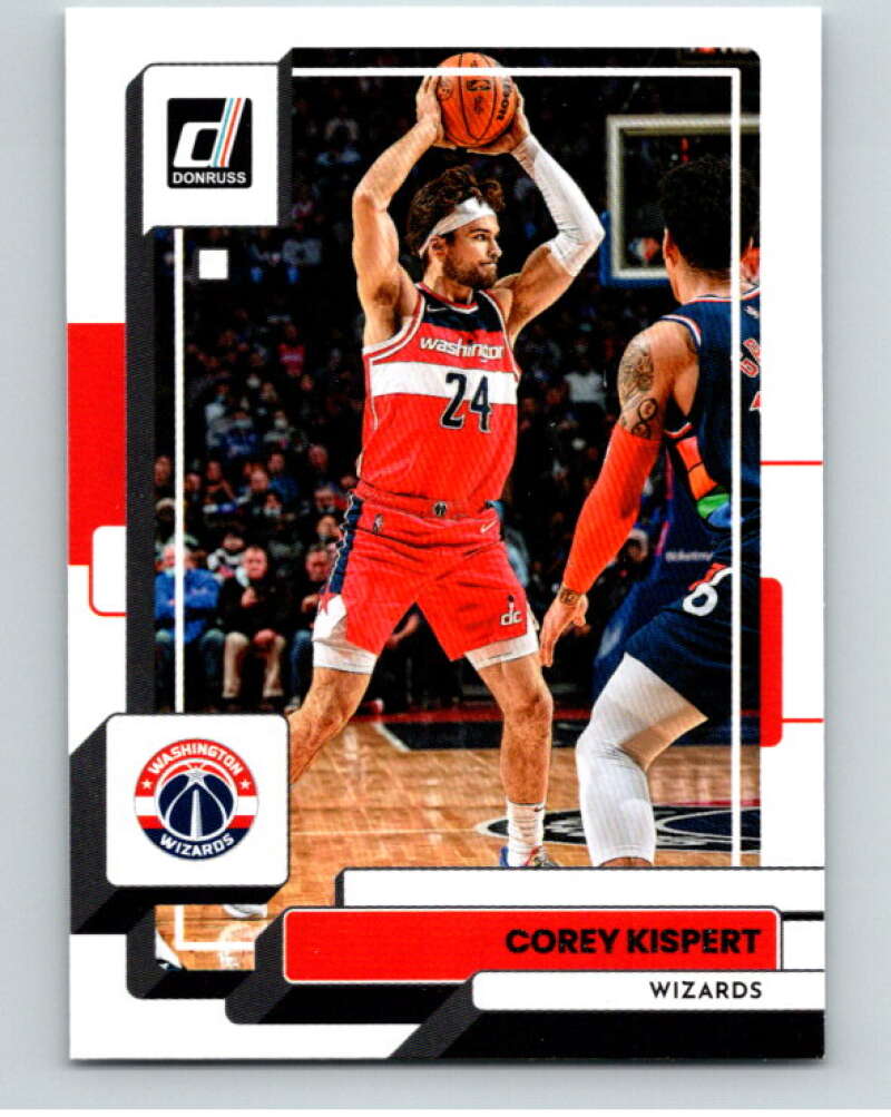 2022-23 Donruss #87 Corey Kispert Washington Wizards V85893 Image 1