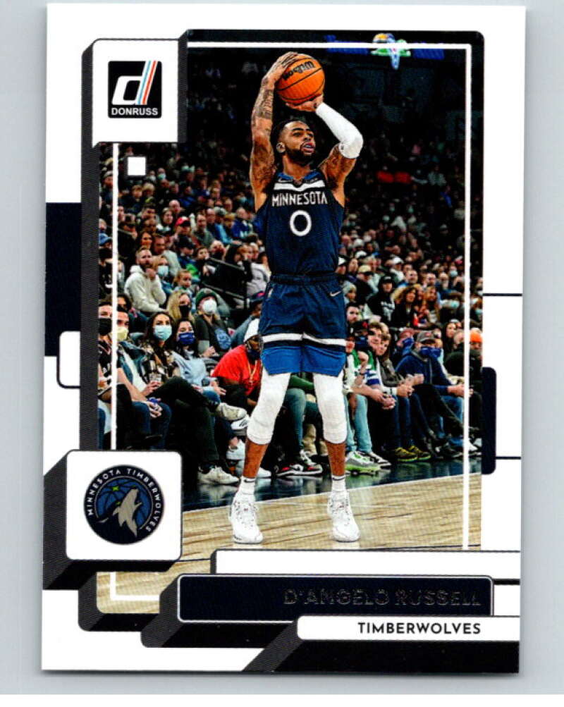 2022-23 Donruss #97 D'Angelo Russell Minnesota Timberwolves V85896 Image 1