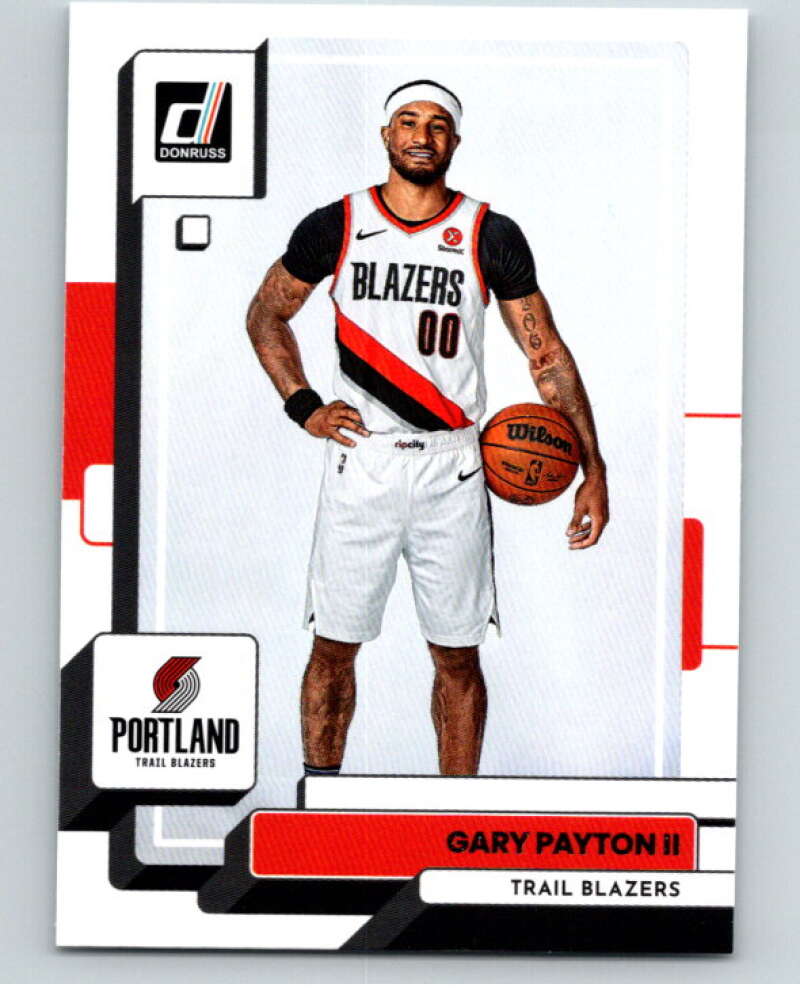 2022-23 Donruss #110 Gary Payton II Portland Trail Blazers V85915 Image 1
