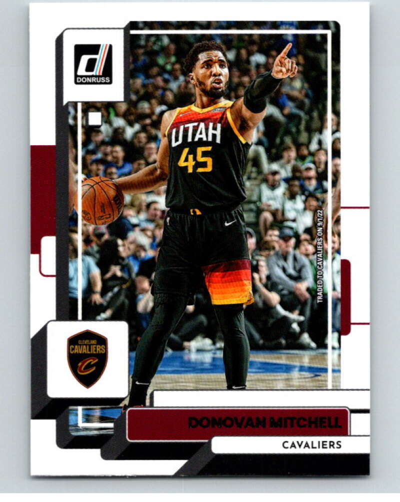 2022-23 Donruss #111 Donovan Mitchell Cleveland Cavaliers V85916 Image 1