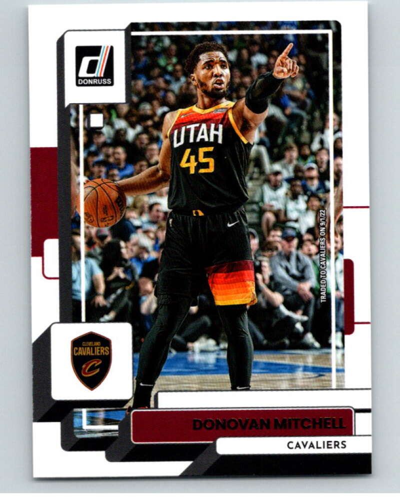 2022-23 Donruss #111 Donovan Mitchell Cleveland Cavaliers V85918 Image 1