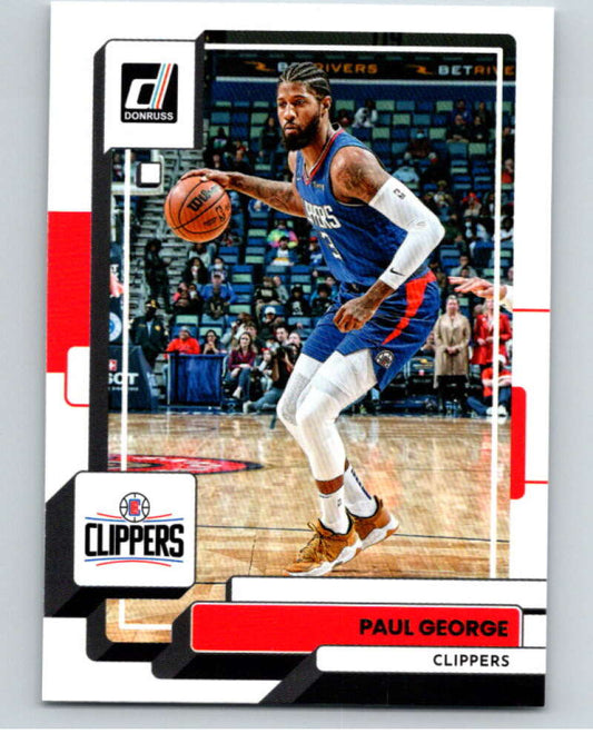 2022-23 Donruss #122 Paul George  Los Angeles Clippers  V85924 Image 1