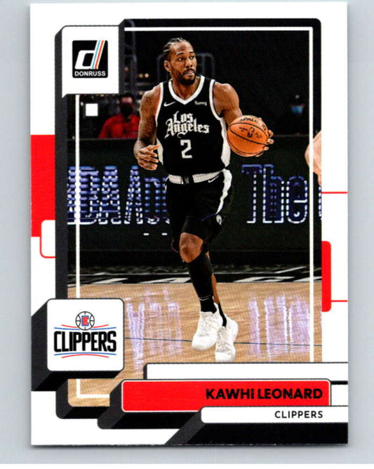 2022-23 Donruss #123 Kawhi Leonard  Los Angeles Clippers  V85925 Image 1