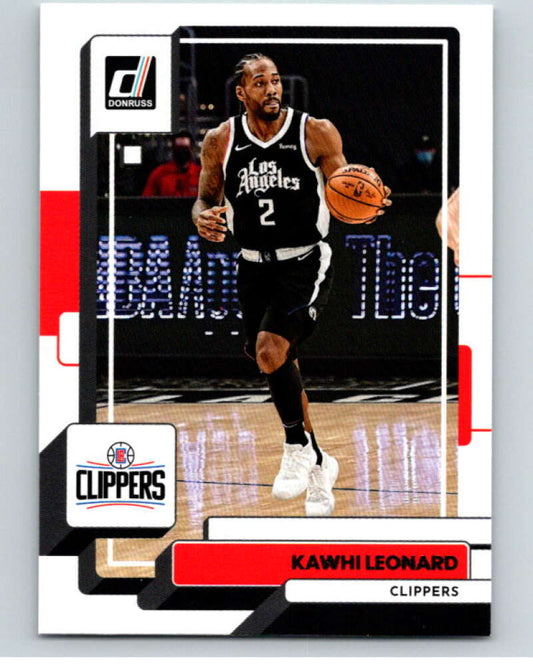 2022-23 Donruss #123 Kawhi Leonard  Los Angeles Clippers  V85926 Image 1