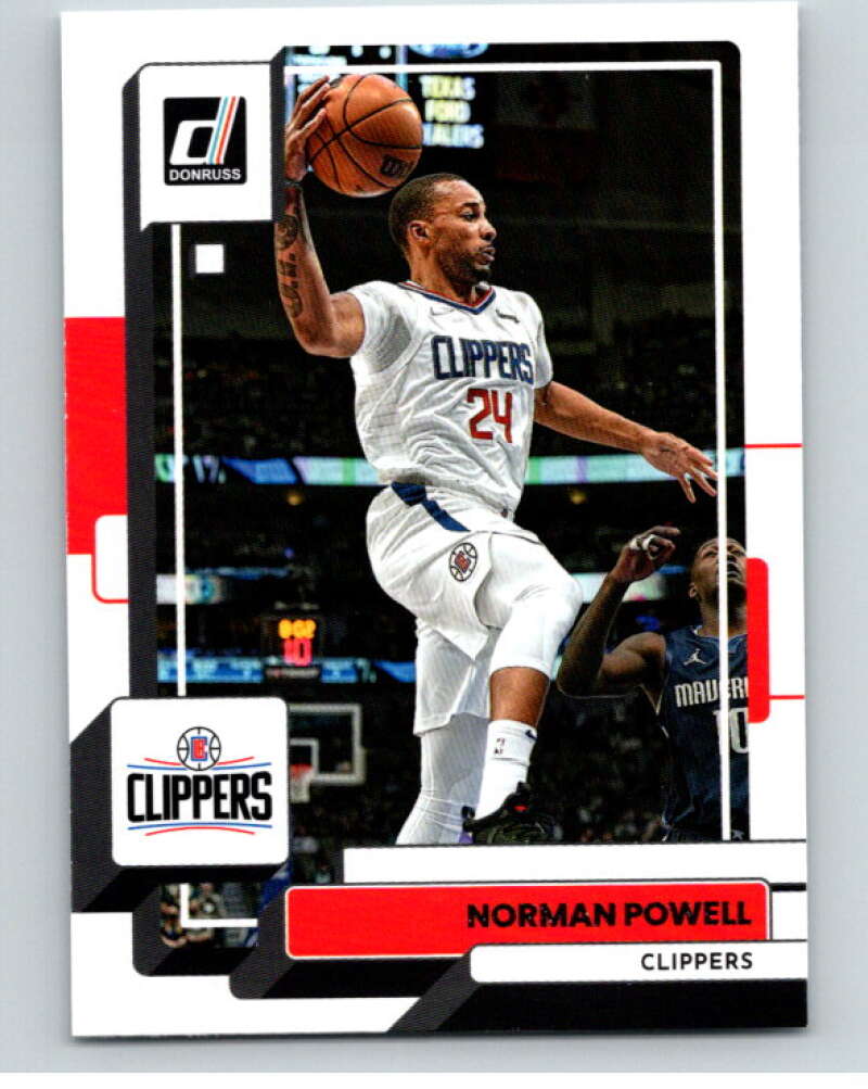 2022-23 Donruss #124 Norman Powell Los Angeles Clippers V85929 Image 1