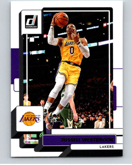 2022-23 Donruss #127 Russell Westbrook  Los Angeles Lakers  V85936 Image 1