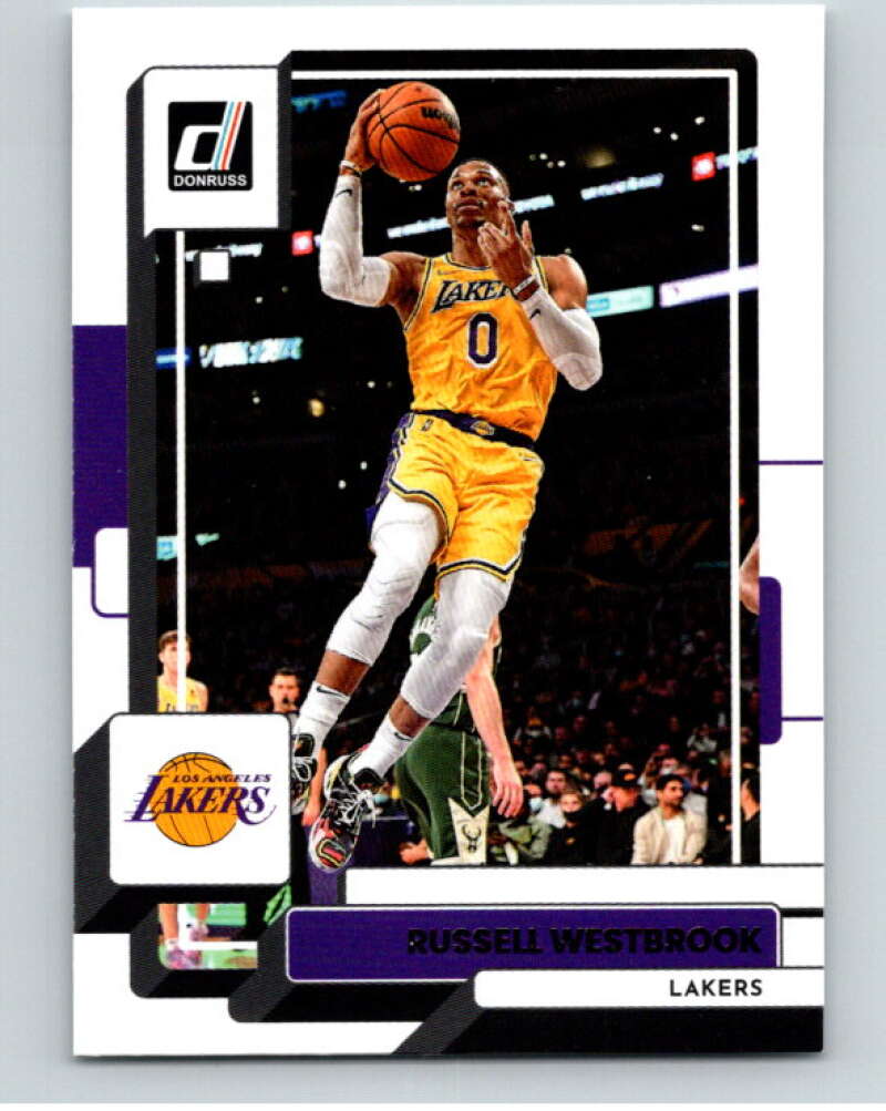 2022-23 Donruss #127 Russell Westbrook Los Angeles Lakers V85936 Image 1