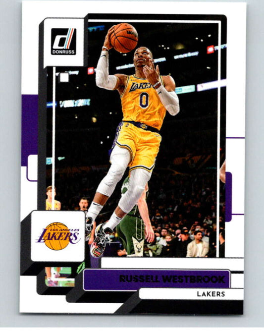 2022-23 Donruss #127 Russell Westbrook  Los Angeles Lakers  V85937 Image 1