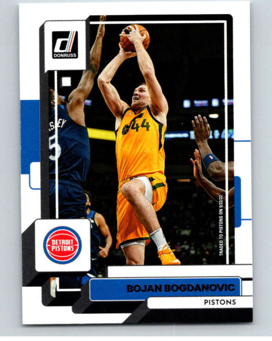 2022-23 Donruss #136 Bojan Bogdanovic  Detroit Pistons  V85942 Image 1