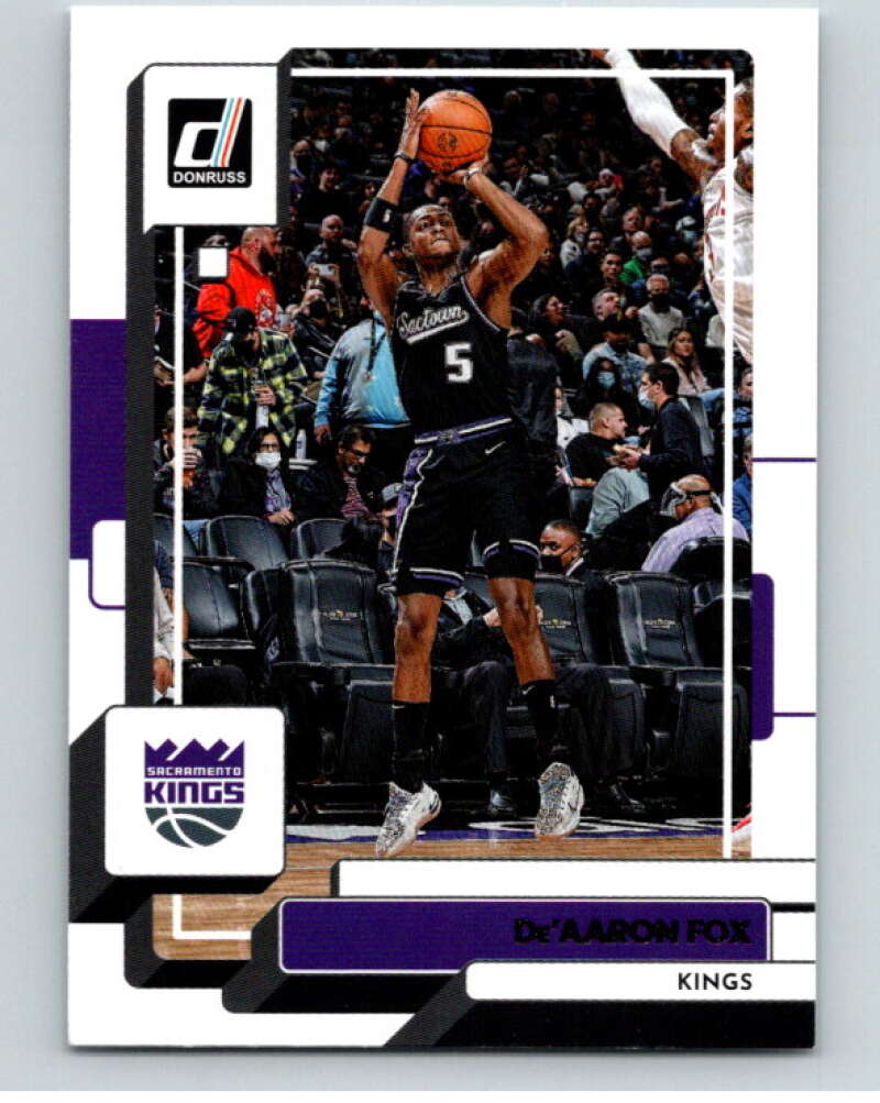 2022-23 Donruss #138 De'Aaron Fox Sacramento Kings V85947 Image 1