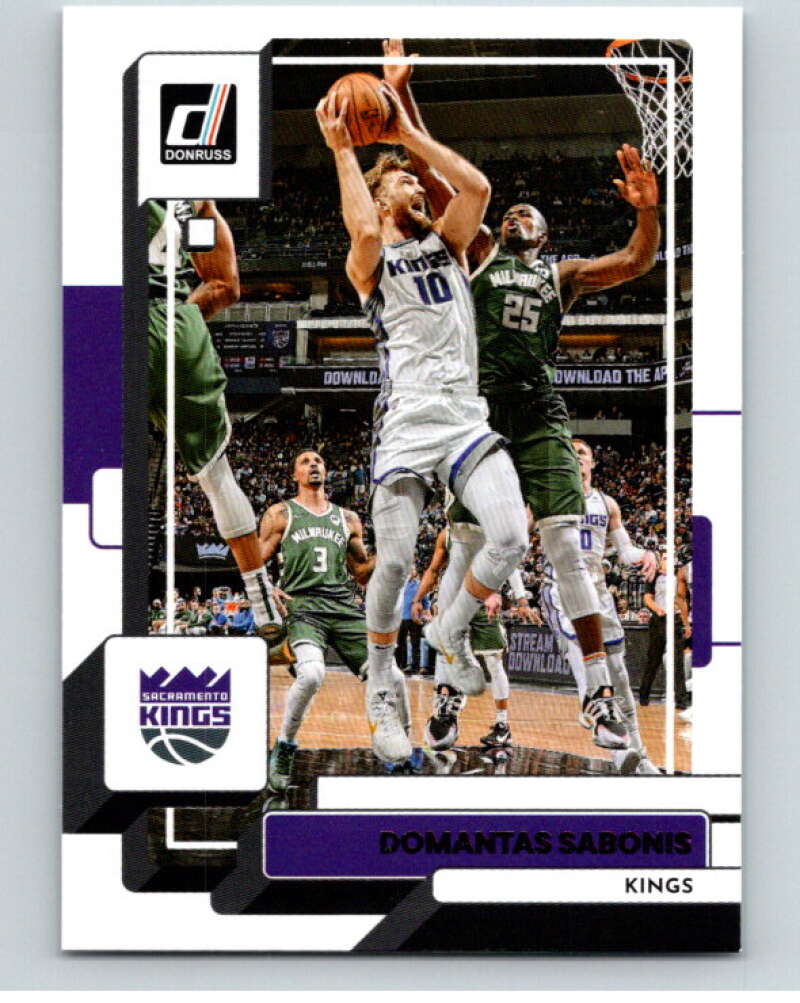 2022-23 Donruss #139 Domantas Sabonis Sacramento Kings V85948 Image 1