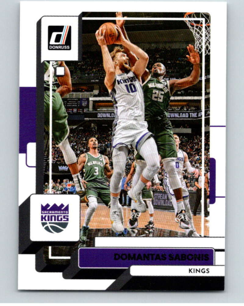 2022-23 Donruss #139 Domantas Sabonis Sacramento Kings V85949 Image 1
