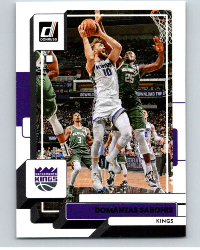 2022-23 Donruss #139 Domantas Sabonis Sacramento Kings V85950 Image 1