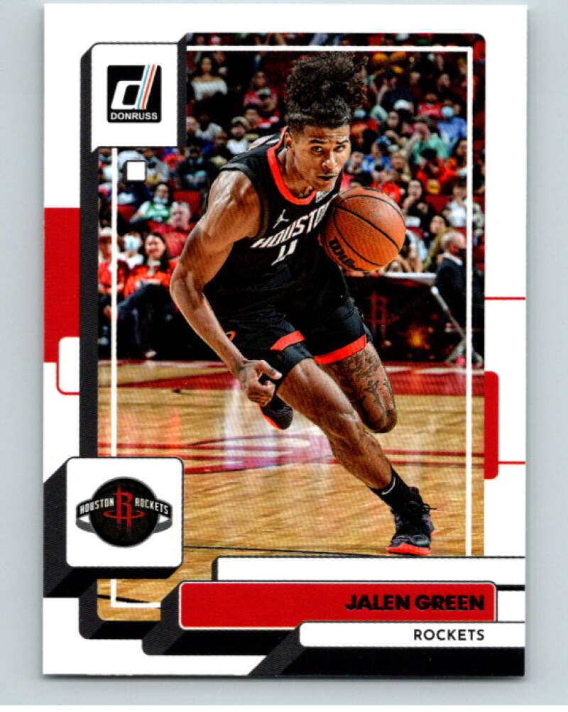 2022-23 Donruss #150 Jalen Green Houston Rockets V85957 Image 1