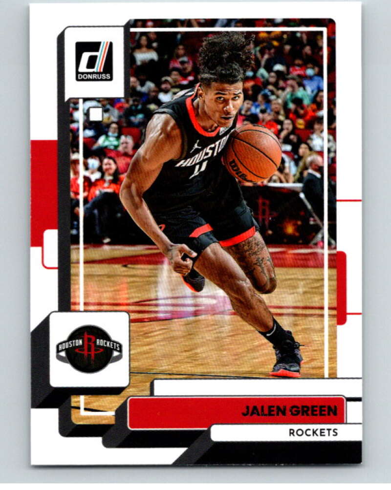 2022-23 Donruss #150 Jalen Green Houston Rockets V85958 Image 1