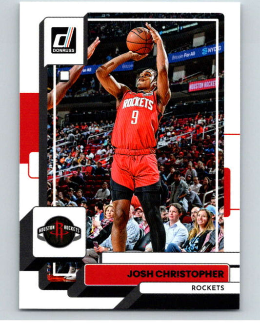 2022-23 Donruss #154 Josh Christopher  Houston Rockets  V85967 Image 1