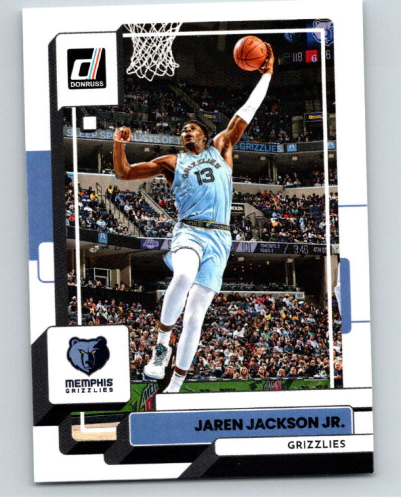 2022-23 Donruss #155 Jaren Jackson Jr. Memphis Grizzlies V85971 Image 1