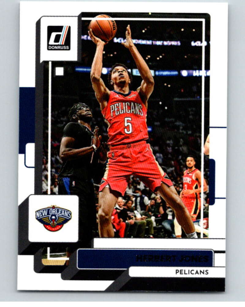 2022-23 Donruss #165 Herbert Jones New Orleans Pelicans V85975 Image 1