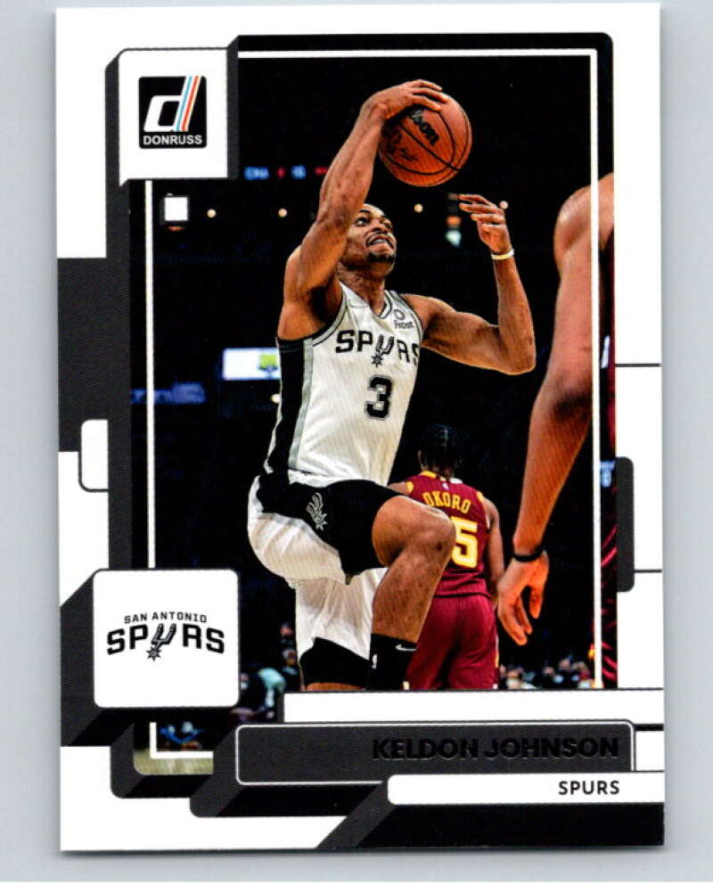 2022-23 Donruss #169 Keldon Johnson San Antonio Spurs V85982 Image 1
