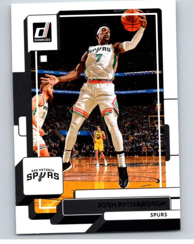 2022-23 Donruss #168 Josh Richardson San Antonio Spurs V85983 Image 1