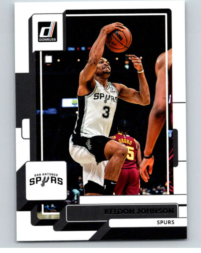 2022-23 Donruss #169 Keldon Johnson San Antonio Spurs V85985 Image 1