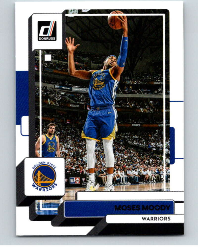 2022-23 Donruss #180 Moses Moody Golden State Warriors V85990 Image 1