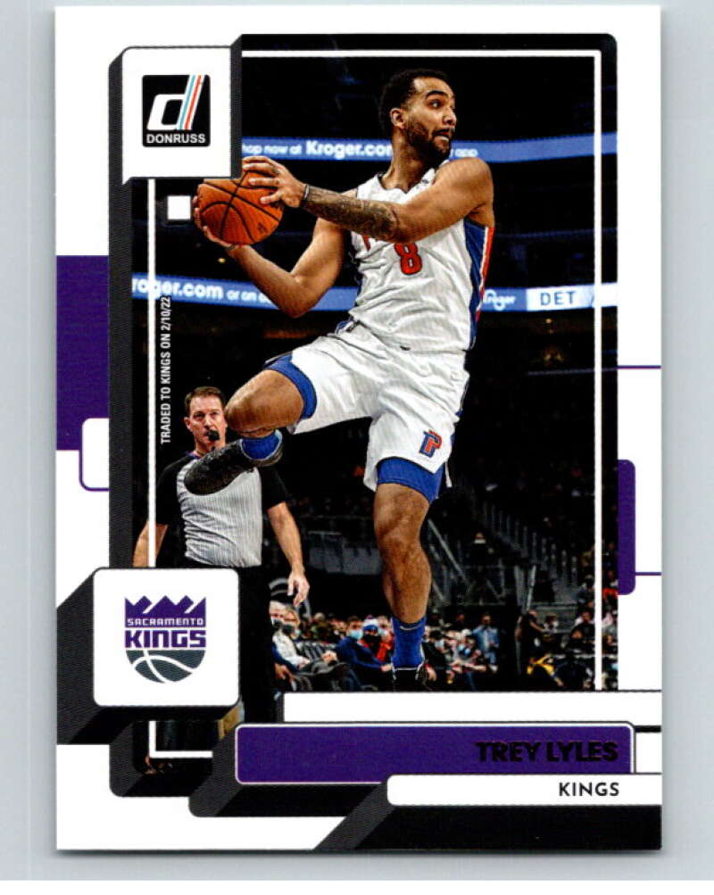 2022-23 Donruss #182 Trey Lyles Sacramento Kings V85996 Image 1