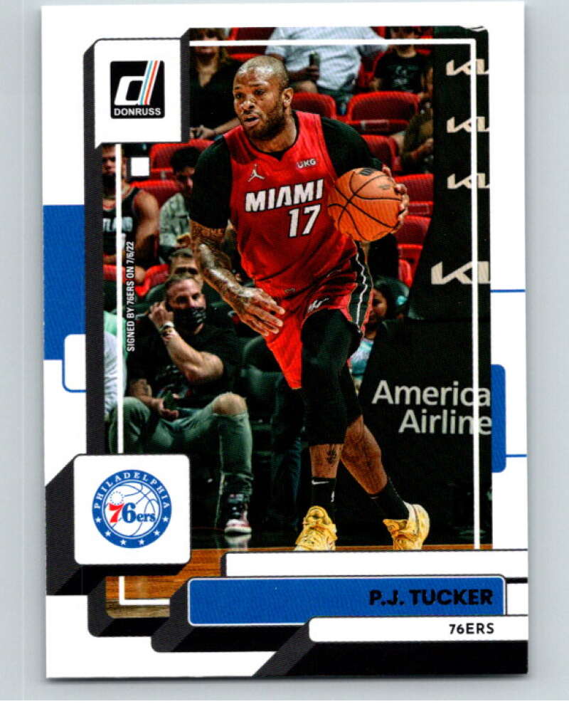 2022-23 Donruss #190 P.J. Tucker Philadelphia 76ers V86000 Image 1