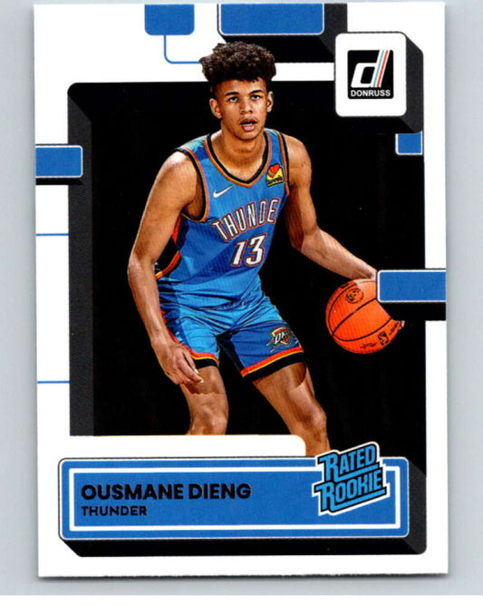2022-23 Donruss #211 Ousmane Dieng Rated Rookie  RC Rookie Thunder  V86017 Image 1