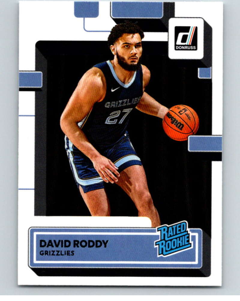 2022-23 Donruss #223 David Roddy Rated Rookie RC Rookie Grizzlies V86021 Image 1