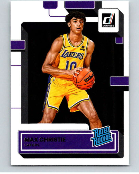 2022-23 Donruss #234 Max Christie Rated Rookie  RC Rookie Lakers  V86025 Image 1
