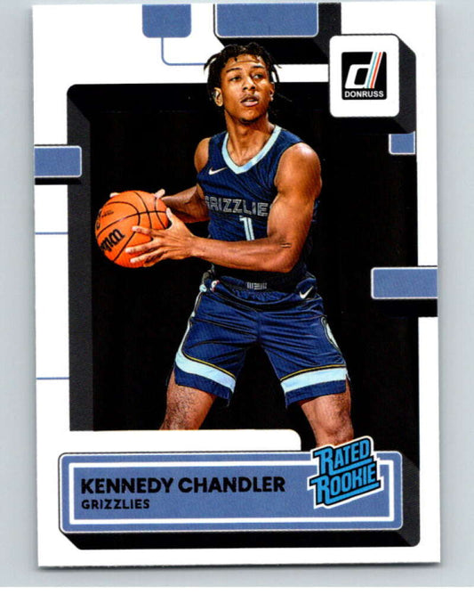 2022-23 Donruss #236 Kennedy Chandler Rated Rookie  RC Rookie Grizzlies  V86026 Image 1