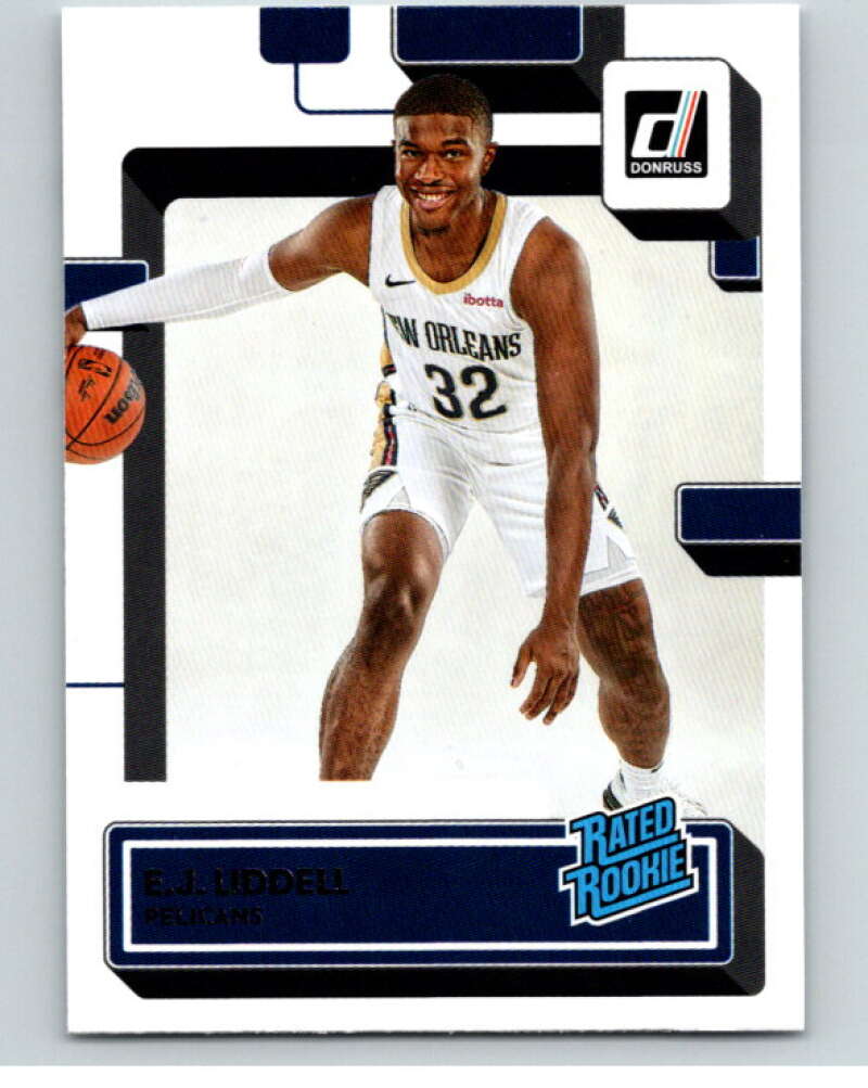 2022-23 Donruss #238 E.J. Liddell Rated Rookie RC Rookie Pelicans V86028 Image 1