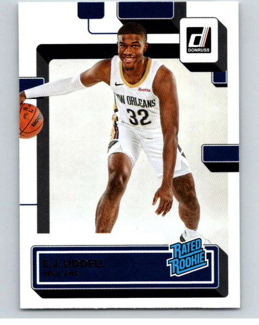 2022-23 Donruss #238 E.J. Liddell Rated Rookie  RC Rookie Pelicans  V86028 Image 1