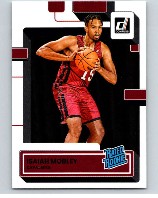 2022-23 Donruss #240 Isaiah Mobley Rated Rookie  RC Rookie Cavaliers  V86029 Image 1