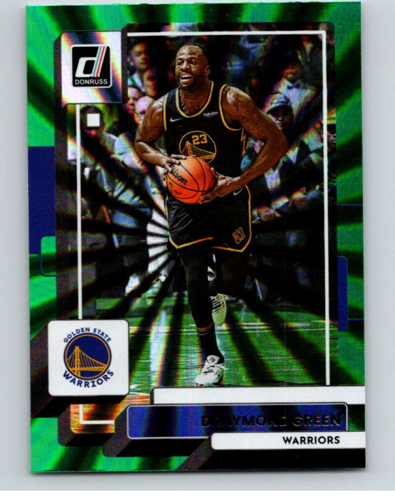 2022-23 Donruss Holo Green Laser #118 Draymond Green Warriors V86037 Image 1