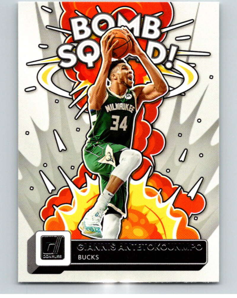 2022-23 Donruss Bomb Squad #5 Giannis Antetokounmpo Bucks V86044 Image 1