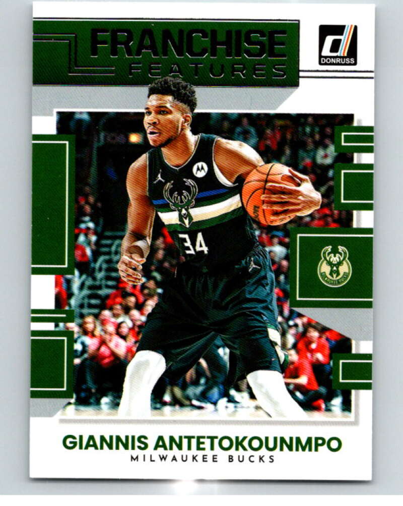 2022-23 Donruss Franchise Features #10 Giannis Antetokounmpo V86047 Image 1