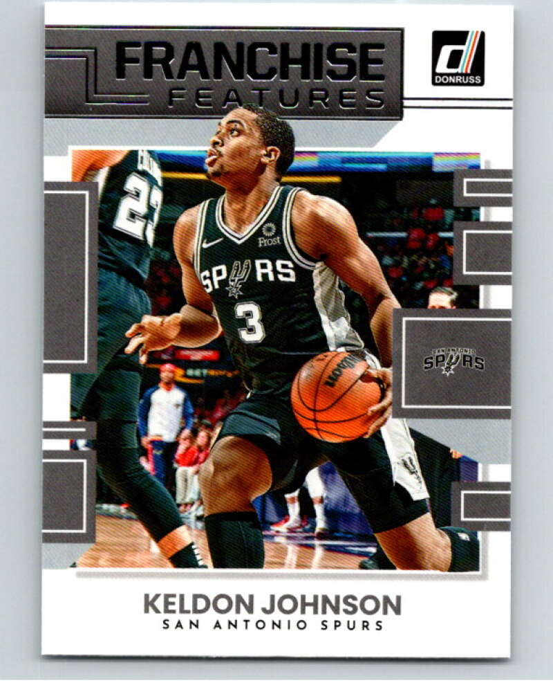 2022-23 Donruss Franchise Features #30 Keldon Johnson V86050 Image 1