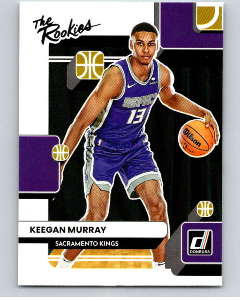 2022-23 Donruss The Rookies #4 Keegan Murray Kings V86052 Image 1