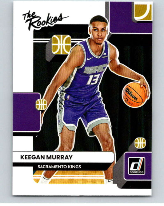 2022-23 Donruss The Rookies #4 Keegan Murray Kings  V86052 Image 1