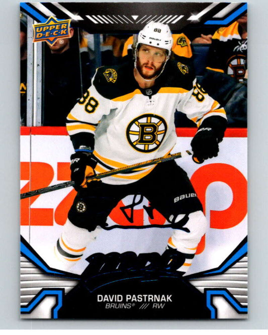 2022-23 UD MVP  Blue Script #5 David Pastrnak  Boston Bruins  V86065 Image 1