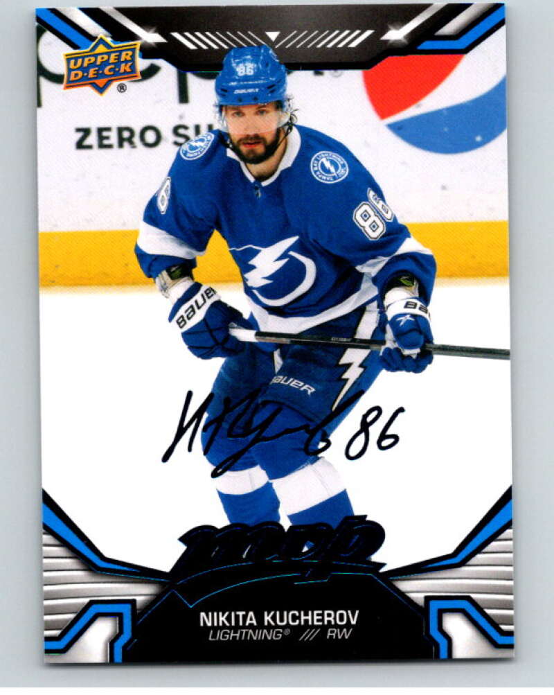 2022-23 UD MVP Blue Script #11 Nikita Kucherov Tampa Bay Lightning V86071 Image 1