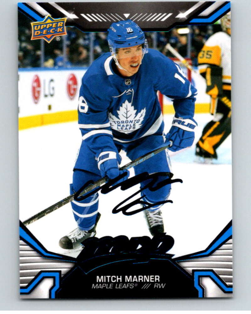 2022-23 UD MVP Blue Script #12 Mitch Marner Toronto Maple Leafs V86072 Image 1