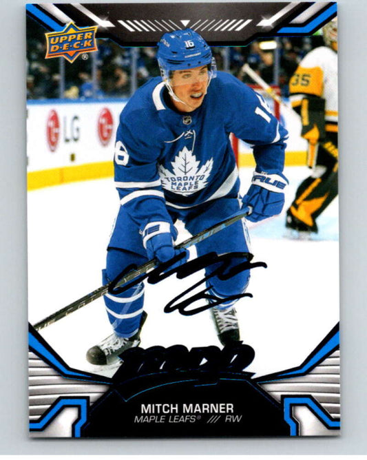 2022-23 UD MVP  Blue Script #12 Mitch Marner  Toronto Maple Leafs  V86072 Image 1