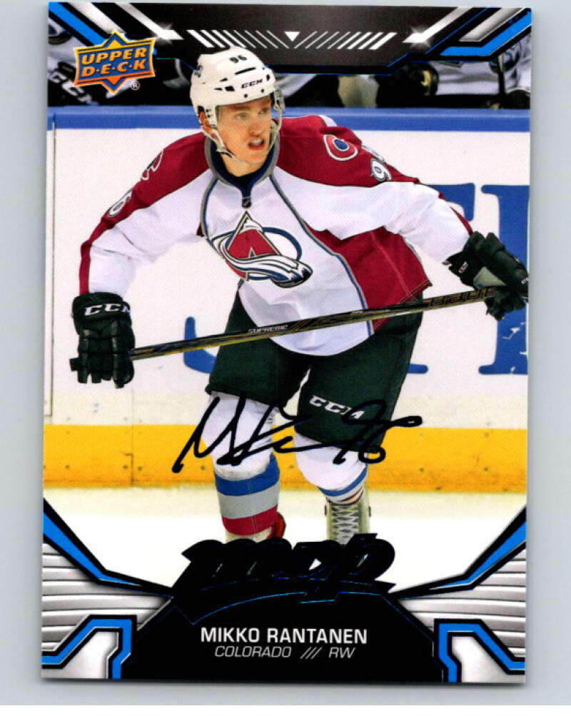 2022-23 UD MVP Blue Script #16 Mikko Rantanen Colorado Avalanche V86076 Image 1
