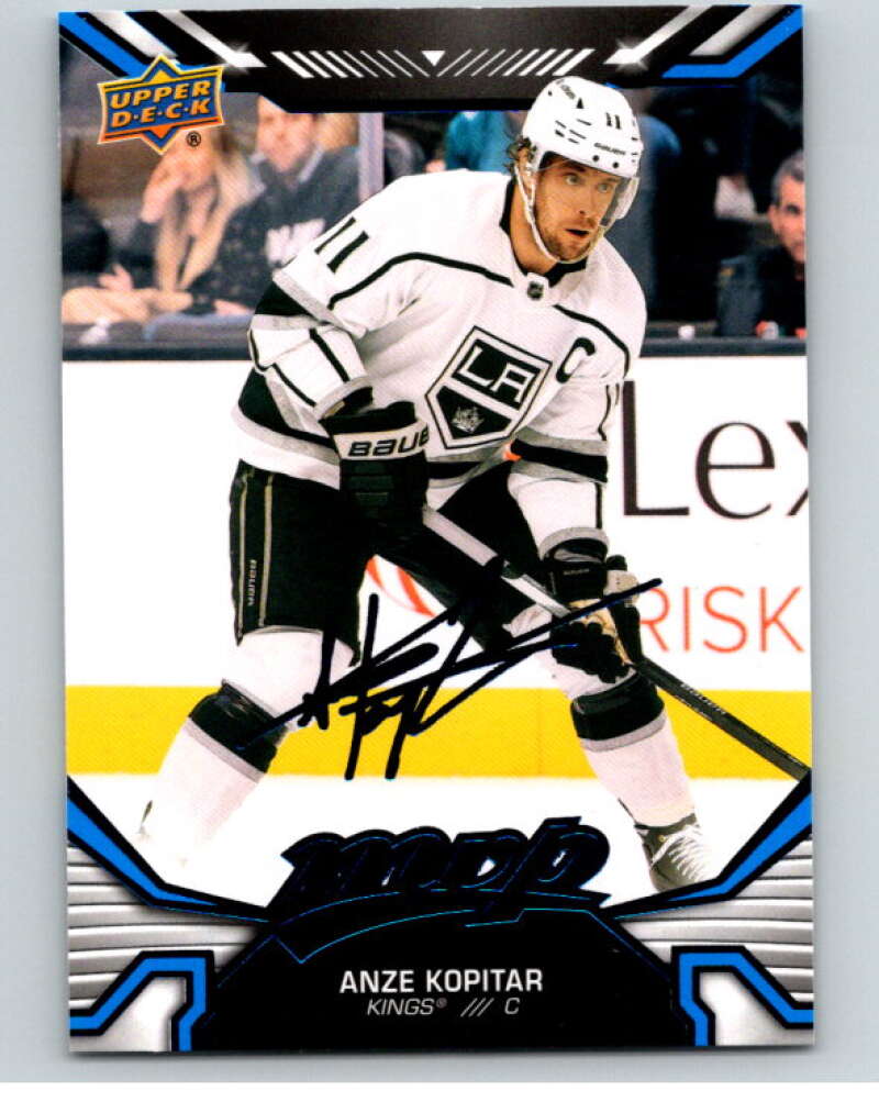 2022-23 UD MVP Blue Script #19 Anze Kopitar Los Angeles Kings V86079 Image 1